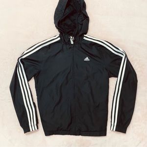 Adidas track jacket windbreaker